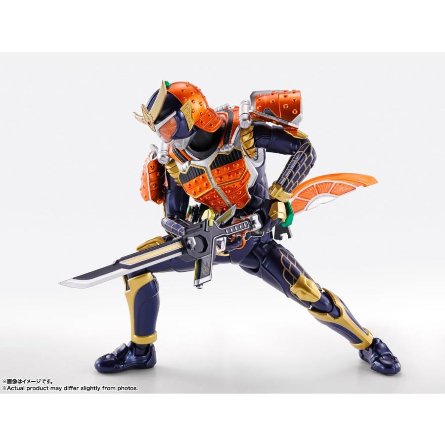 TAMASHII NATIONS S.H.フィギュアーツ (真骨彫製法) 仮面ライダー鎧武 オレンジアームズ 約145mm PVC\u0026ABS製 塗装済みの画像
