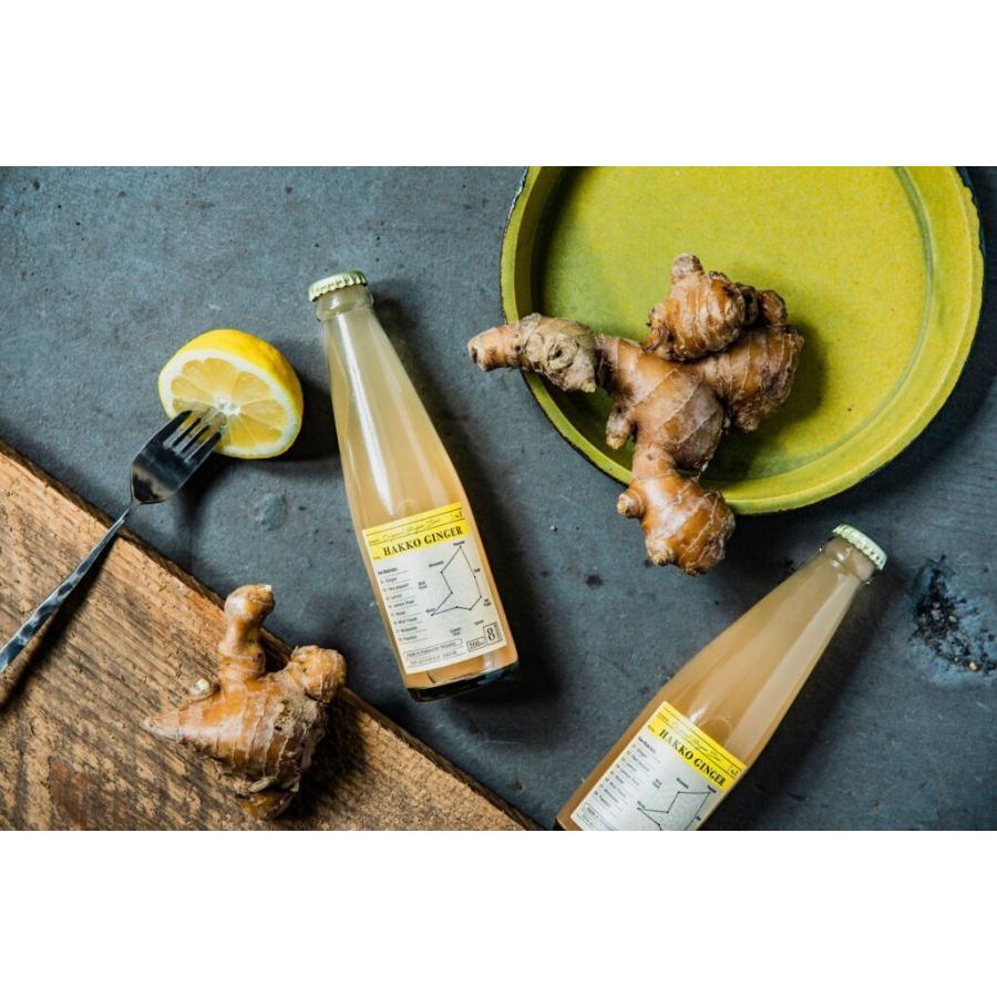 【北海道ニセコ産＆地元フルーツ】HAKKO GINGER お試しギフトセット4本 200ml （自家製ジンジャービア） |  | 02