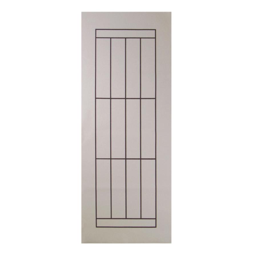 書道 両面長下敷用 下敷き 長半紙 TRラシャ 白 初心者 罫入り 3