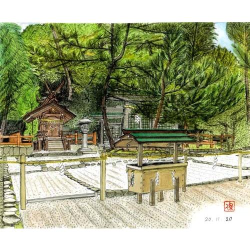 万葉集 柿本人麻呂 万葉スケッチ紀行37 檜原神社