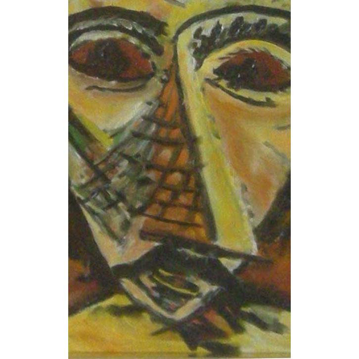 絵画 インテリア 玄関 アート 油絵模写 ピカソの「男性の頭部」 : 西田