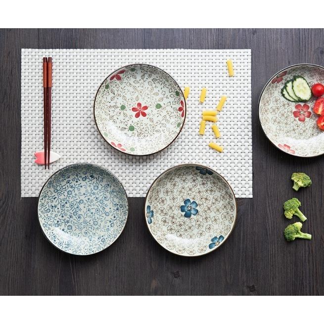 和食器 丸皿 取り皿 おしゃれ 4種花柄 中皿 食洗機対応 プレート 1036 039 陶磁器専門西田 通販 Yahoo ショッピング