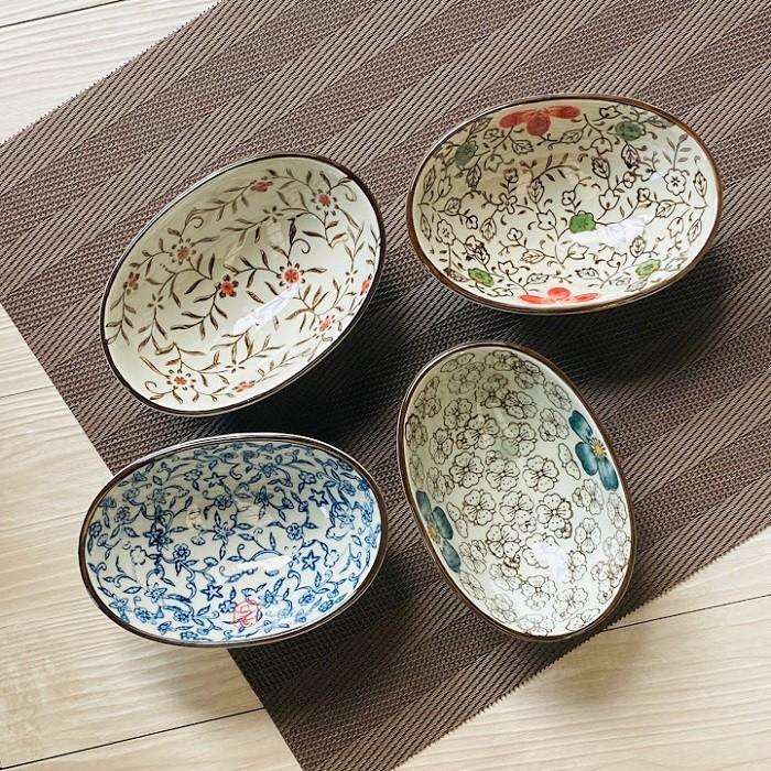 和食器 小鉢 160ml 足付き おしゃれ 花柄 小さい シンプル 陶器 和食器 小鉢 160ml 足付き おしゃれ 花柄 小さい シンプル 陶器