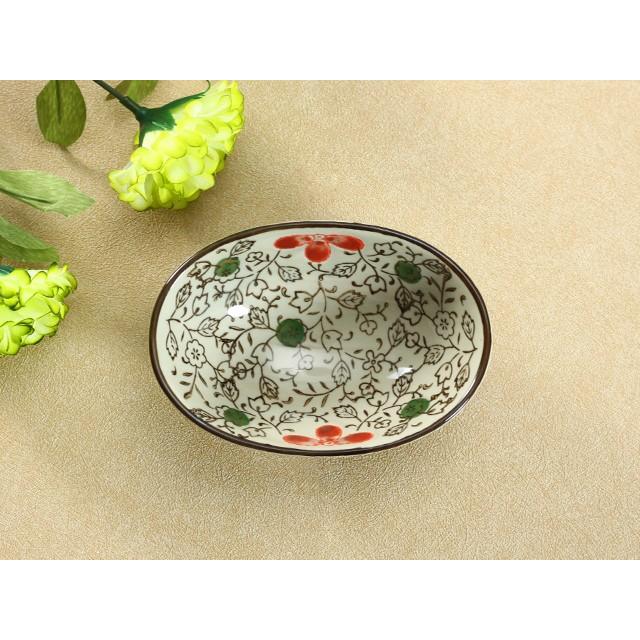 和食器 小鉢 160ml 足付き おしゃれ 花柄 小さい シンプル 陶器 和食器 小鉢 160ml 足付き おしゃれ 花柄 小さい シンプル 陶器