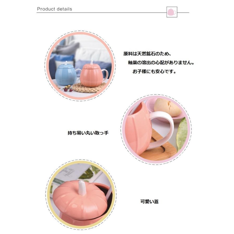 話題の行列 マグカップ かぼちゃ 蓋付き カラフルな天然発色鉱石製 ふた付き 陶器製 可愛い お洒落 大容量 ホコリ 飛沫飛散防止 Discoversvg Com