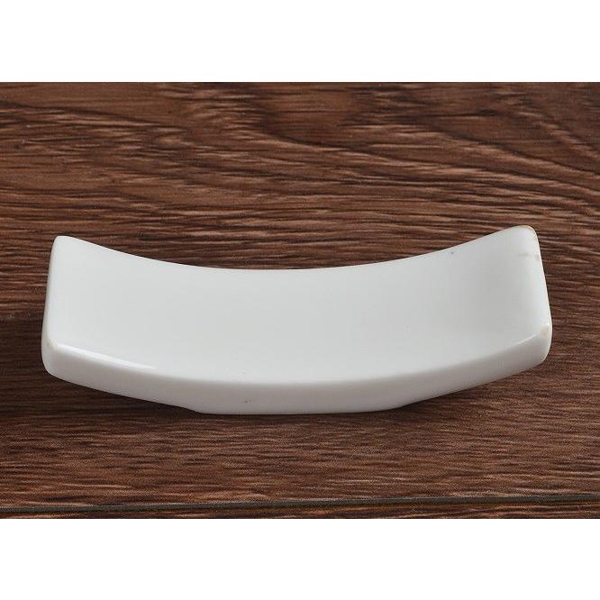 箸置き おしゃれ かわいい 細長い カトラリーレスト スプーン置き 白磁 陶器 ポーセラーツ 小さい 無地 シンプル カフェ レスタングル 陶磁器専門西田 通販 Yahoo ショッピング