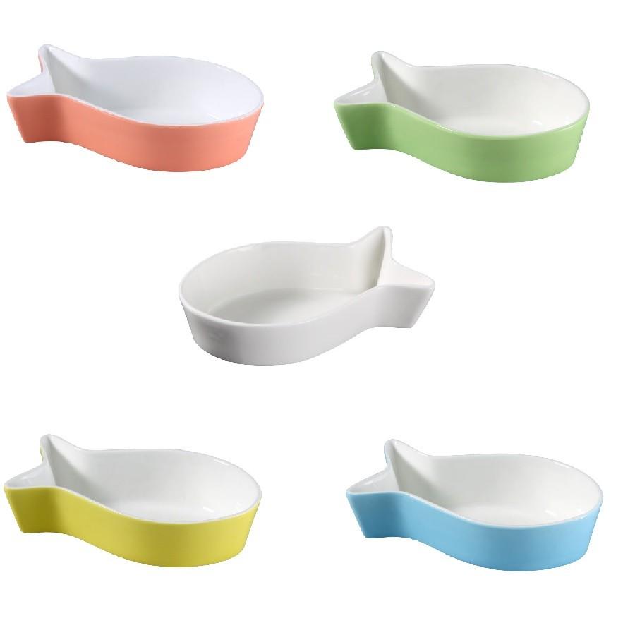 ペット食器 魚型フードボウル おしゃれ かわいい カラバリ 訳あり ポーセラーツ 絵付け 白磁 陶器 ポーセラーツ 陶磁器専門西田 通販 Yahoo ショッピング