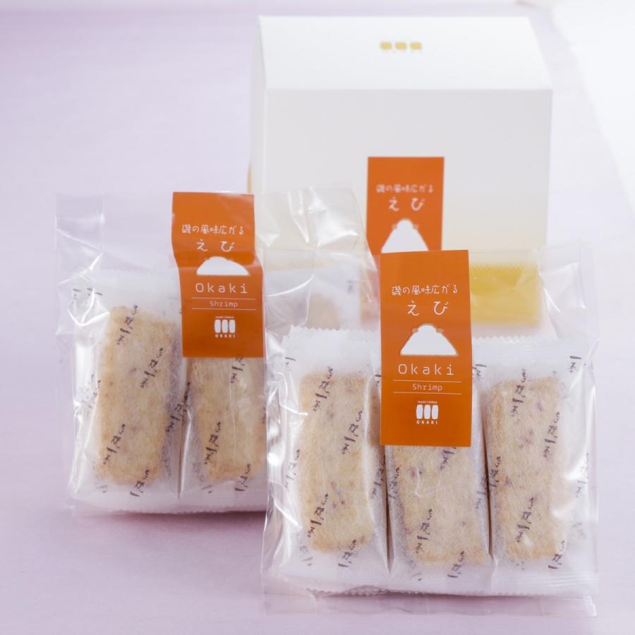 おかき出品 海老おかき】Cute box（30枚入り） : 西田製菓 - 通販 - Yahoo