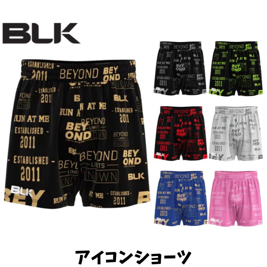 流通経済大学ラグビー部 BLK×Gold’s GYM ハーフパンツ2XL BLK（ブラック） 【メール便発送】BLK アイコンショーツ ハーフパンツ