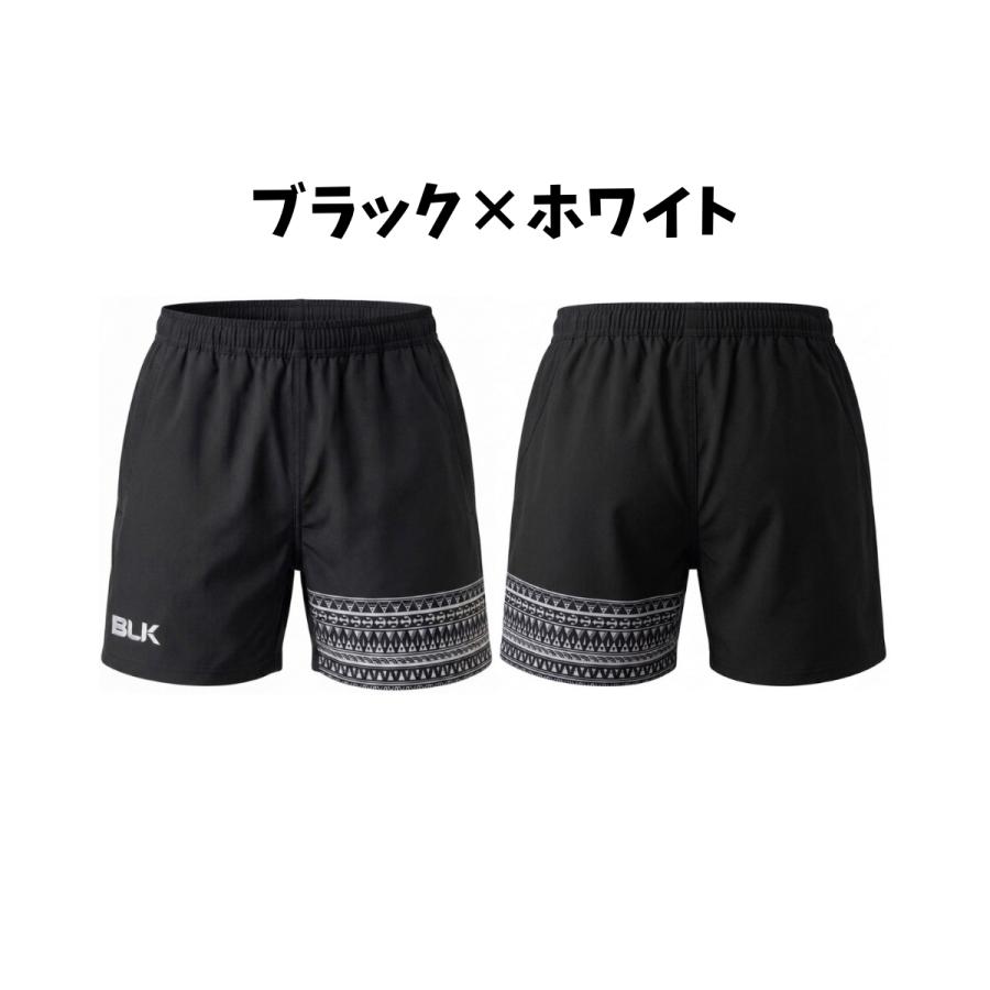メンズショーツ ショートパンツ blk ラグビー ハーフパンツ blk