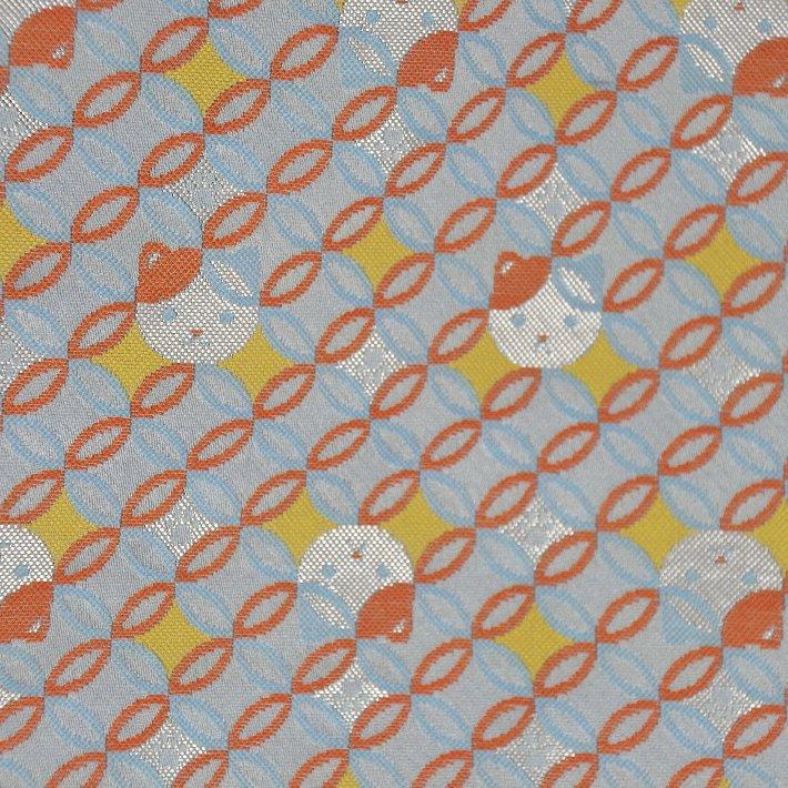 金襴 生地 はぎれ 和柄 もりさん J 不織布貼り無し 七宝文様 動物柄 猫柄 可愛い 銀箔 幅70cm 金襴織物 30cm以上10cm単位 切売り 通販 京都 西陣 Kinran002 U1014 302 京都西陣織元 もりさん 通販 Yahoo ショッピング