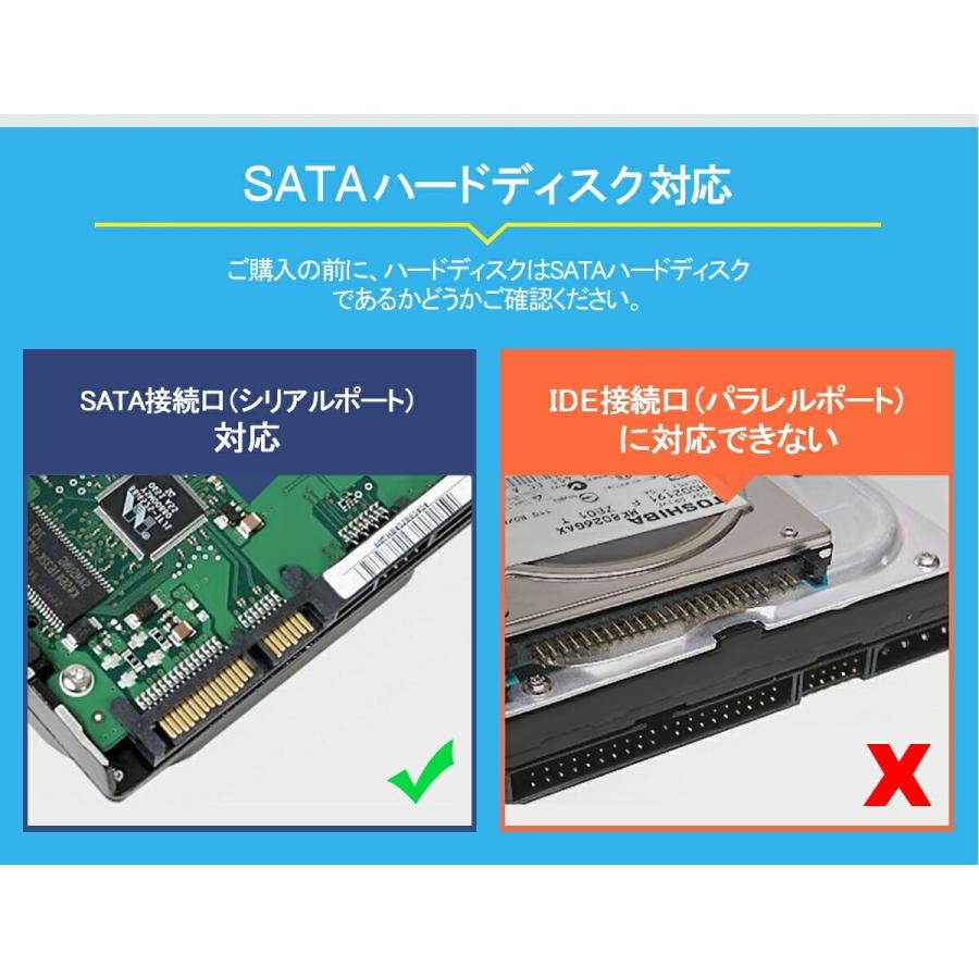 USB3.0-SATA変換ケーブル HDD/SSD換装キット SATA USB変換アダプター SATA USB変換ケーブル 2.5インチHDD SSD SATA to USBケーブル｜nishikai｜05