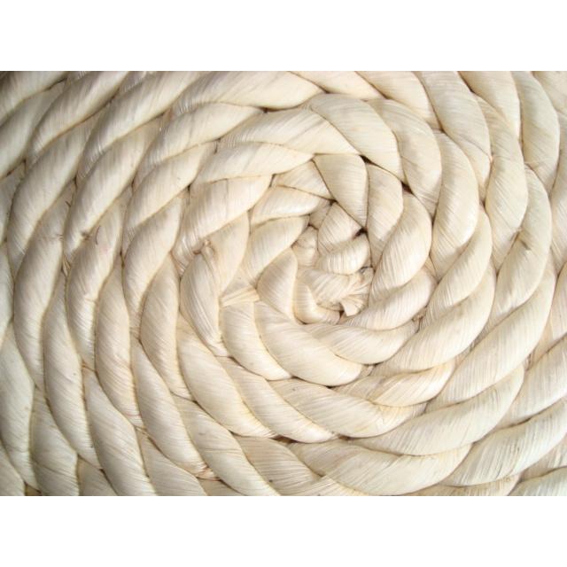 ◯ 新品 コーン円座 座布団 丸 藁 縄編型 円座 45cm : 西川美術