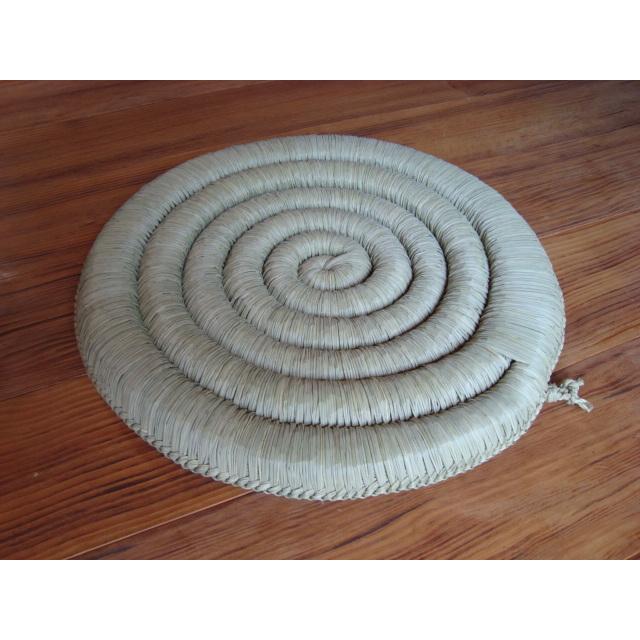 座布団　円座　渦巻 国産 い草 円座 円座布団 うず 中 日本製 藺草 イ草 渦 : 西川美術