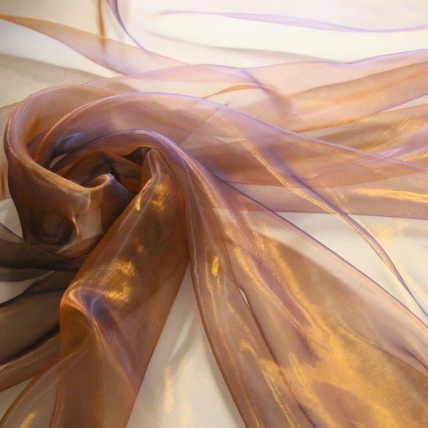 シャイニーシャンブレーソフトオーガンジー （14000N） 色番：24