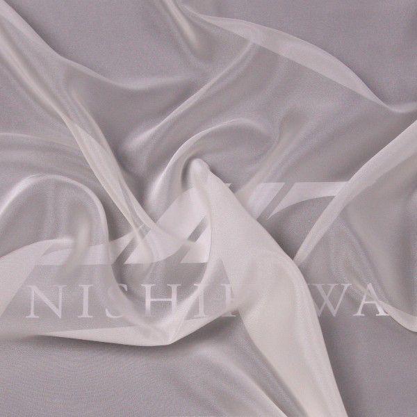 クールシャンブレーシフォン (MR2070)　色番号1　オフホワイト　生地　ダンス衣装、フォーマル、ドレス、ブラウス |  | 01