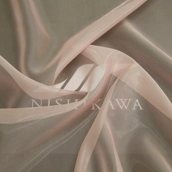 サーブルオーガンジー（MR3490） 色番号66 ピンク オーガンジー 生地