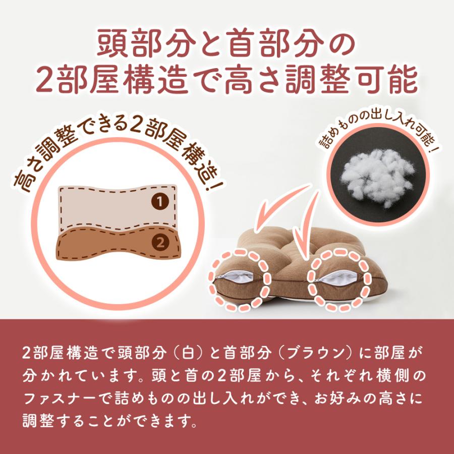 西川 枕 まくら ふんわりわたまくら 高さ調整 粒わた 昭和西川 西川 枕 まくら ふんわりわたまくら 高さ調整 粒わた 昭和西川