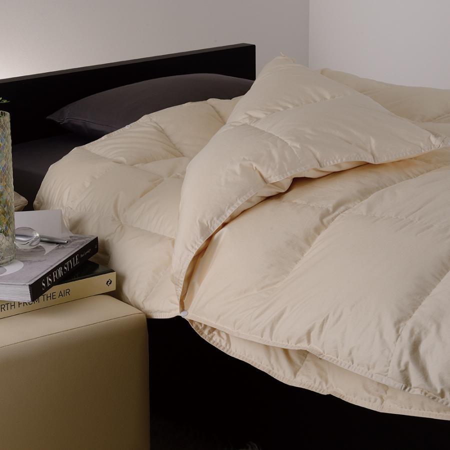 西川（nishikawa） [昭和西川 100年羽毛］2枚合わせ羽毛ふとん