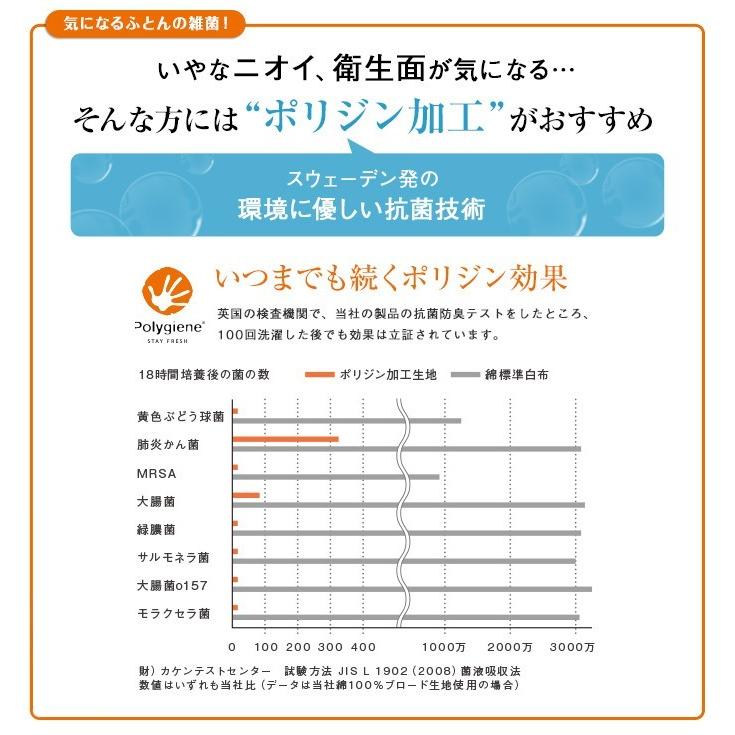 羽毛布団 ダブル GE0001 ハンガリー産シルバーグースダウン90％ 1.6kg 190×210cm 昭和西川 直営 羽毛ふとん 送料無料 西川 公式 抗菌 防臭 羽毛 掛け布団｜nishikawastore｜06