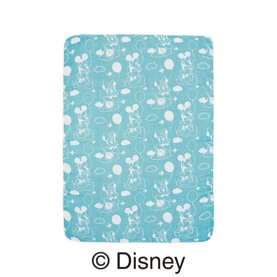 Disney 6重織ガーゼハーフケット ミッキー&ミニー ディズニー 西川 昭和西川公式 春夏 140×100cm グリーン パープル ギフト|昭和西川公式 西川ストア PayPayモール店|01