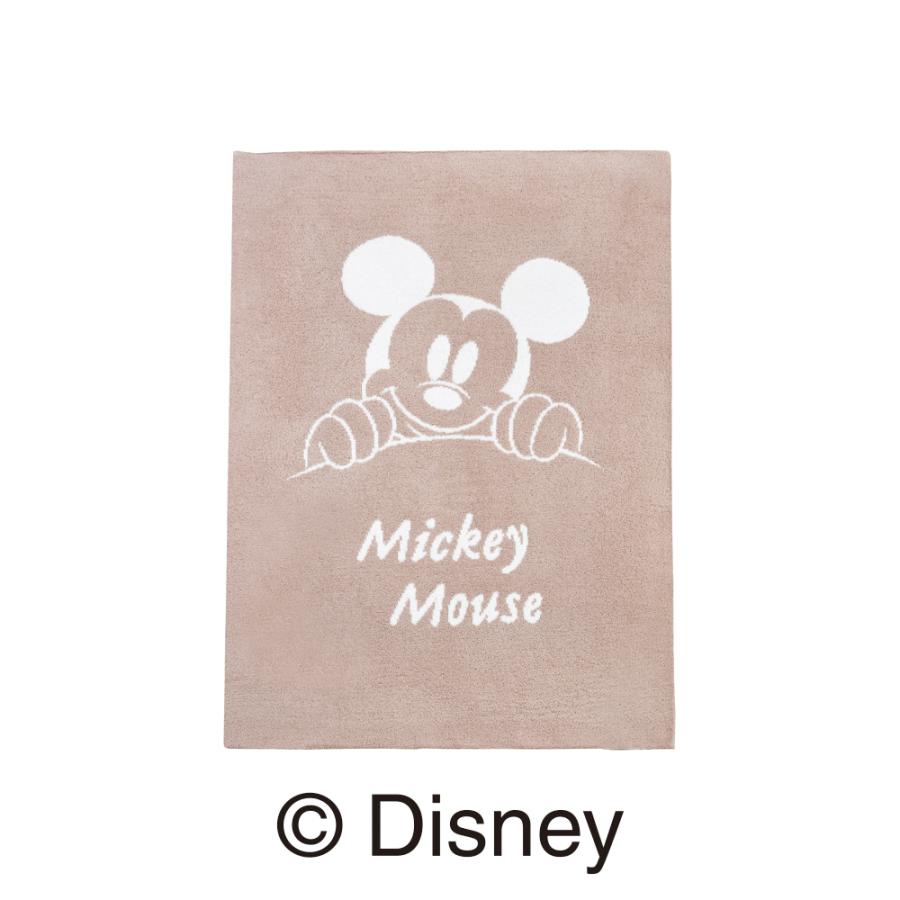 毛布 Disney 昭和西川公式 ディズニー ニットクォーターケット ミッキー 100 70cm ベージュ 西川ストア Paypayモール店 通販 Paypayモール