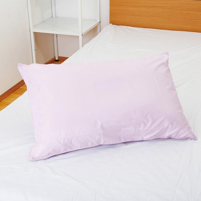 枕 カバー ピロケース 花粉 まくら 63×43cm用 防ダニ アレルギー 昭和西川 ハウスダスト ピンク ブルー ホワイト 抗菌 防臭 ポリジン | 西川 | 03