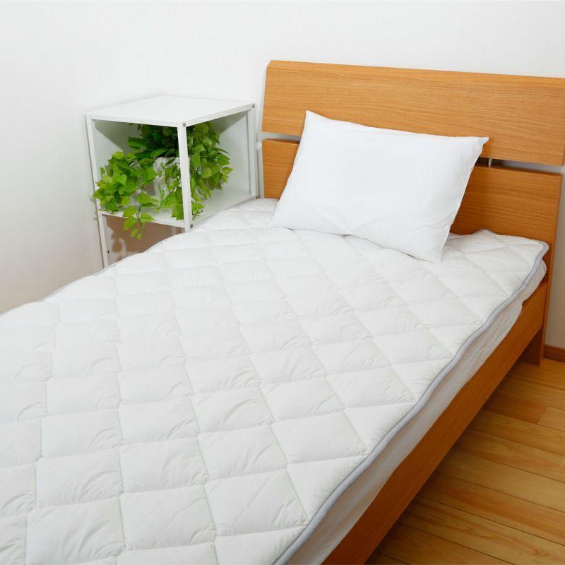 ベッドパッド 花粉 セミダブル 防ダニ アレルギー対策　抗菌 防臭 昭和西川 直営 SNフレッシュプロ ウォッシャブル 敷きパッド  ハウスダスト 西川 爆買 | 西川 | 01