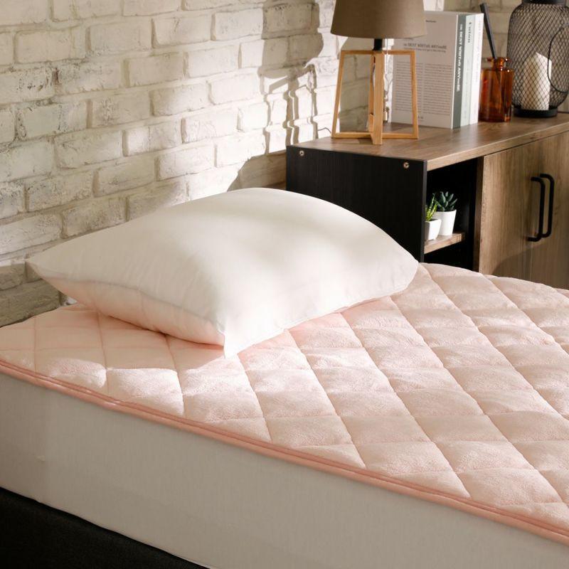 西川（nishikawa） 敷きパッド 秋冬 セミダブル あたたかフランネル