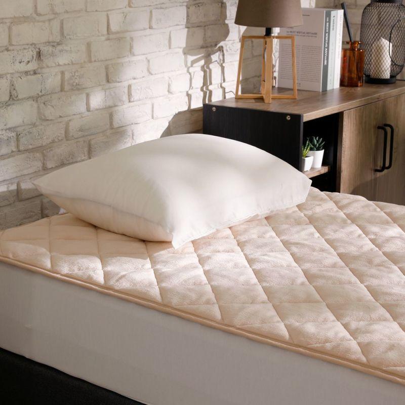 敷きパッド 秋冬 セミダブル 西川 あたたかフランネル なめらか 艶やか パッドシーツ 昭和西川公式 パッド 洗濯可能 ウォッシャブル シーツ | 西川 | 10