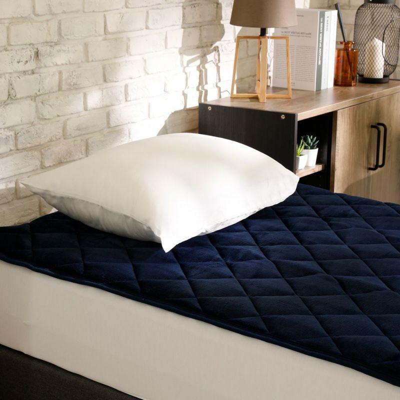 敷きパッド 秋冬 セミダブル 西川 あたたかフランネル なめらか 艶やか パッドシーツ 昭和西川公式 パッド 洗濯可能 ウォッシャブル シーツ | 西川 | 11