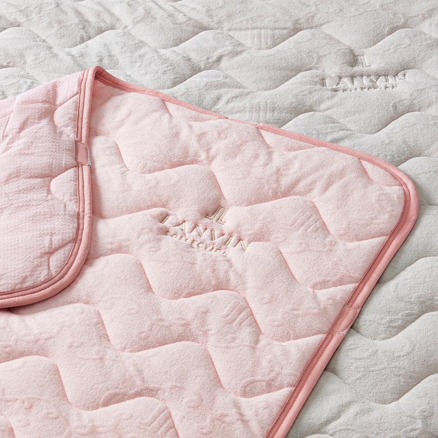 LANVIN COLLECTION リバーシブルパッドシーツ D ダブル 140