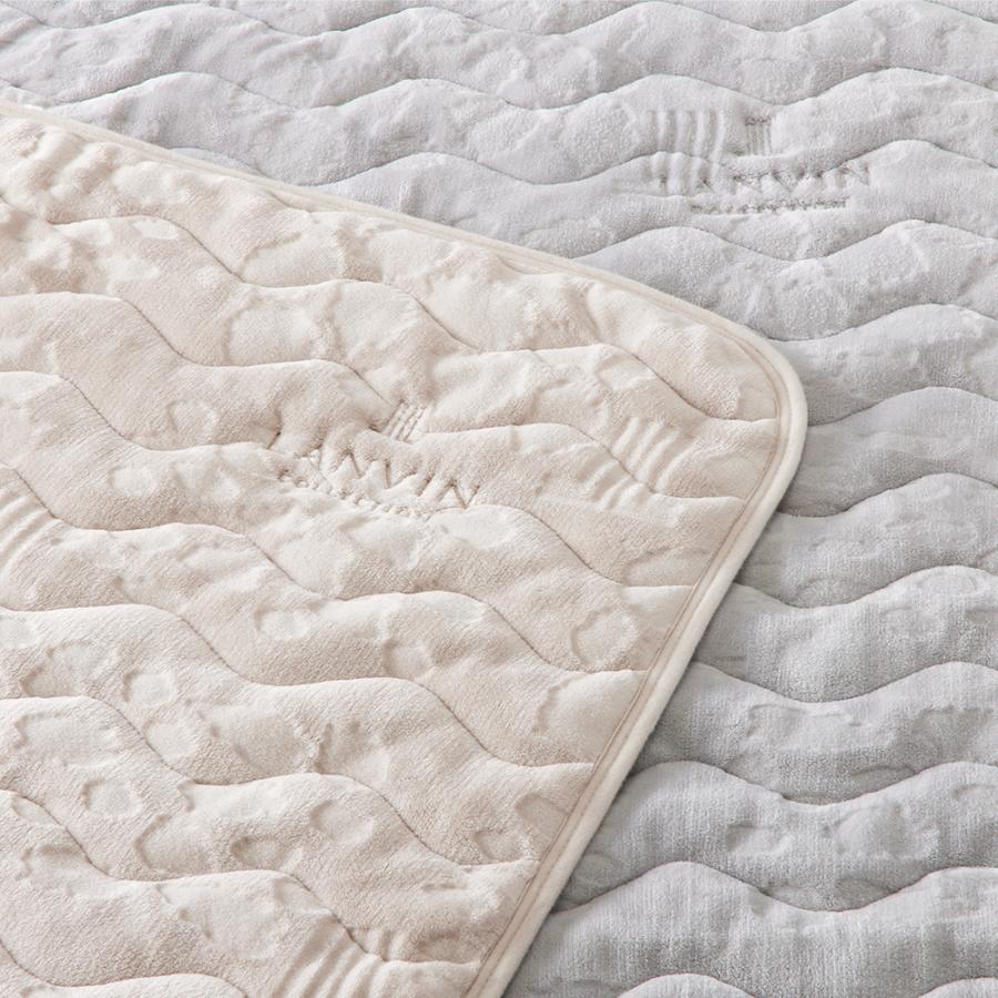 LANVIN COLLECTION フランネルパッドシーツ 敷きパッド ダブル 140