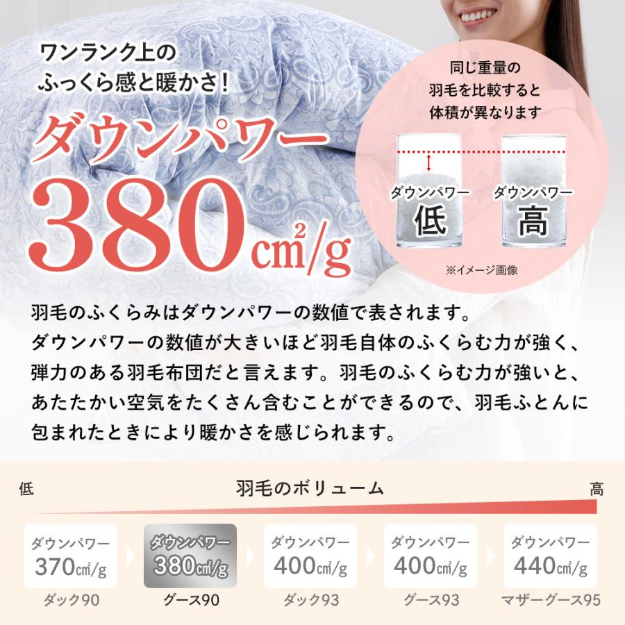 西川 羽毛布団 セミダブル ロング 昭和西川公式 羽毛掛けふとん