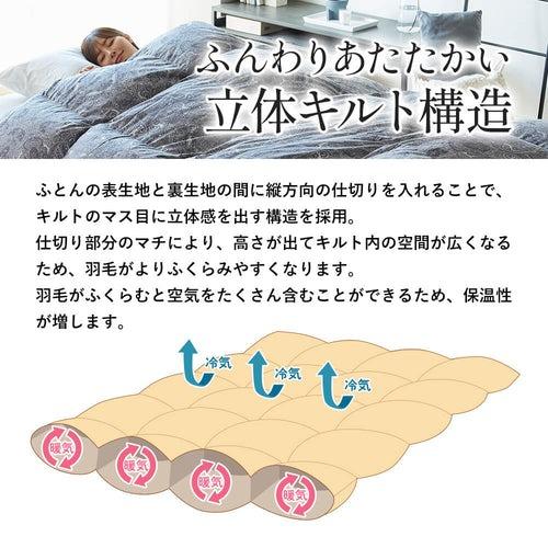 西川（nishikawa） 羽毛布団 ダブル 羽毛ふとん 掛け布団 昭和西川公式