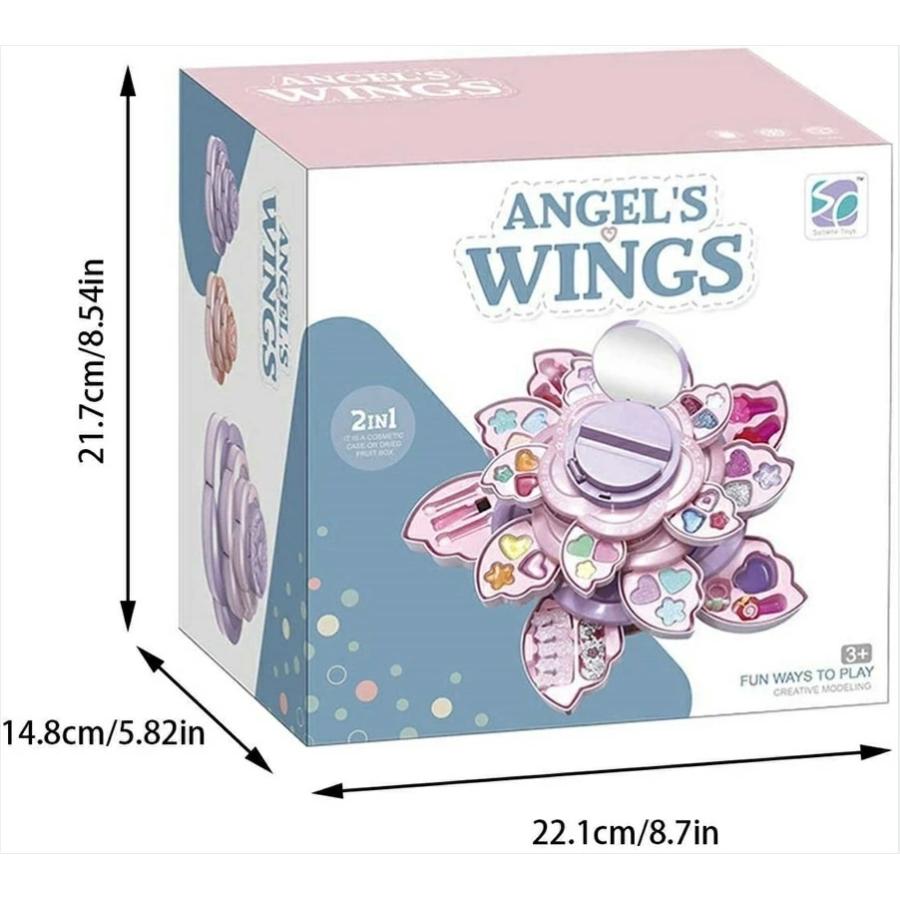 子供用メイクセット キッズメイクアップ 化粧品 メイクアップ 女の子 おままごと お化粧セット 化粧ケース メイクおもちゃ|nishiki-art|06