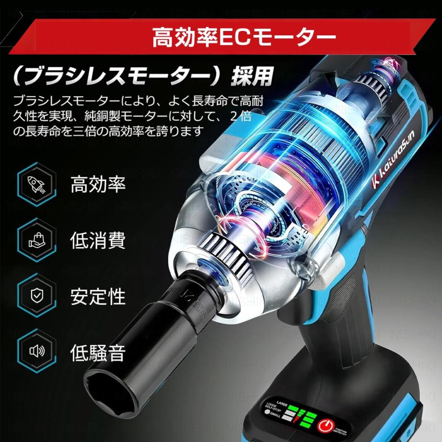 インパクトドライバー 充電式 インパクトレンチ 電動 コードレス21V