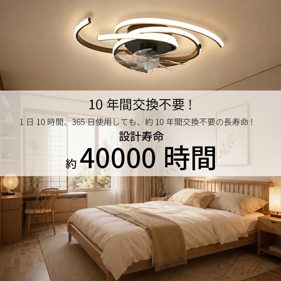 シーリングファンライト 首振り led シーリングライト ファン付き
