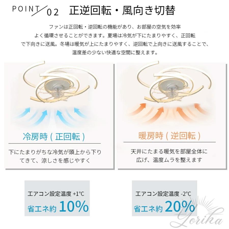 シーリングファンライト 首振り led シーリングライト ファン付き