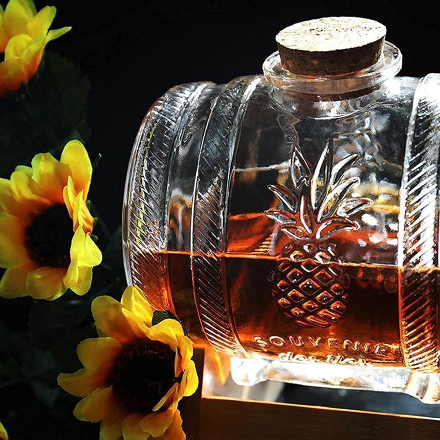 ワイン樽 ビール樽 1L ミニ樽 ガラス クリア バケツ 高級ワイン