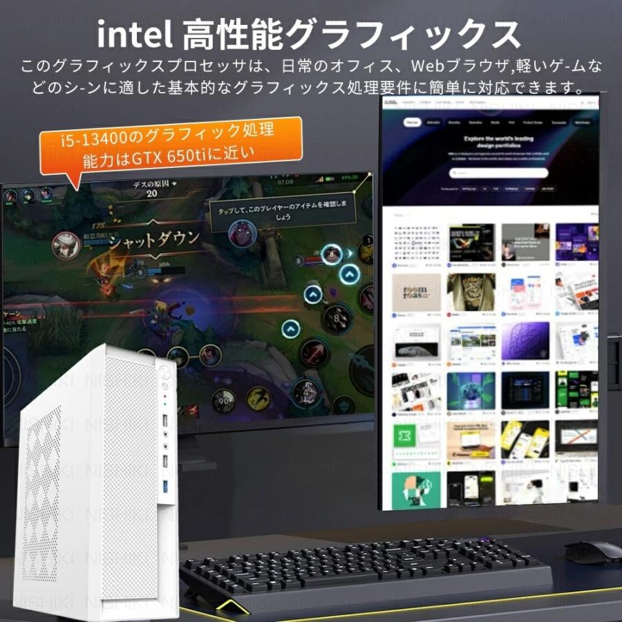 デスクトップパソコン Windows11 Pro Office付き 第13世代 Core i5