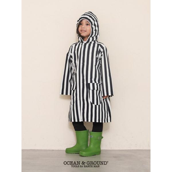 Ocean&Ground（オーシャンアンドグラウンド） レインコート 総柄