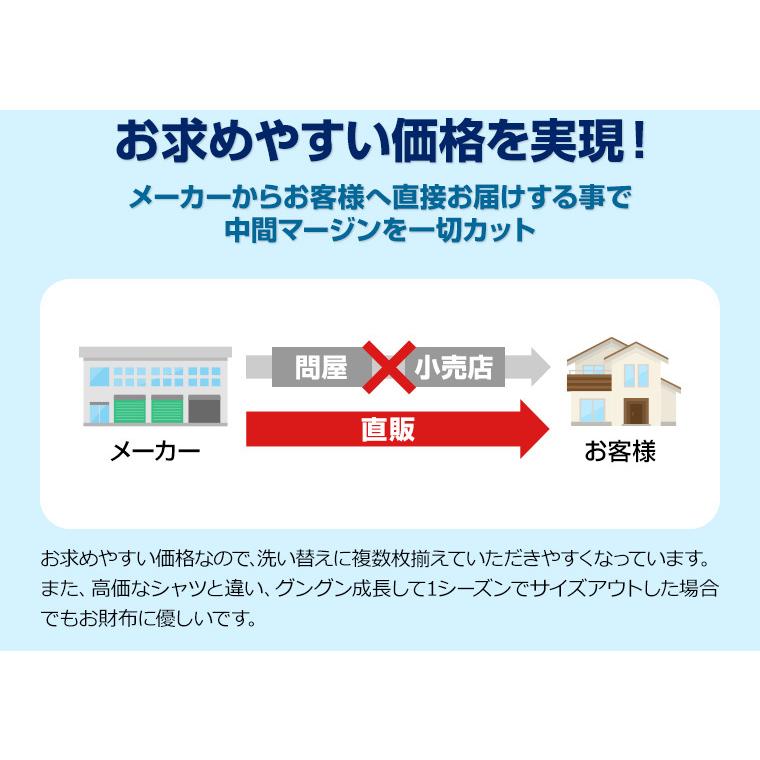 3枚セット 半袖シャツ スクールシャツ ワイシャツ カッターシャツ 学生服 男子 形態安定 防汚加工 抗菌防臭 白 110A-185A/150B-185B | ブランド登録なし | 04