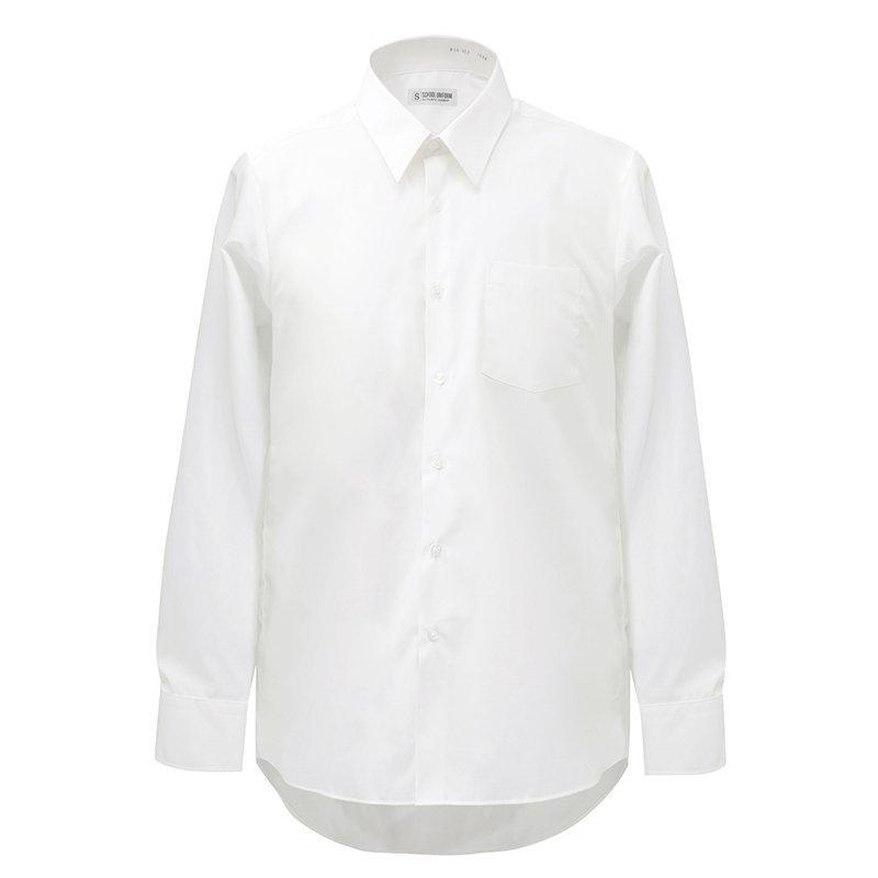 一番の半袖シャツ スクールシャツ ワイシャツ 防汚加工 形態安定 男子 カッターシャツ 学生服 110A-185A 抗菌防臭 白 学生服 