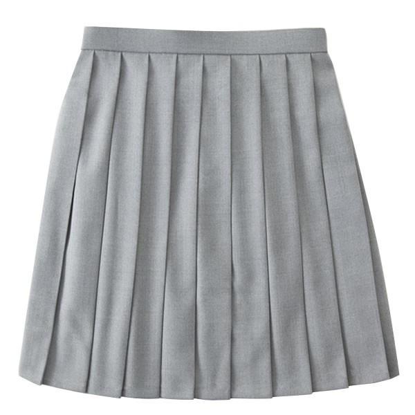 ロコネイル スクールスカート 無地 グレー 7号-13号 RSK402 【P15倍】