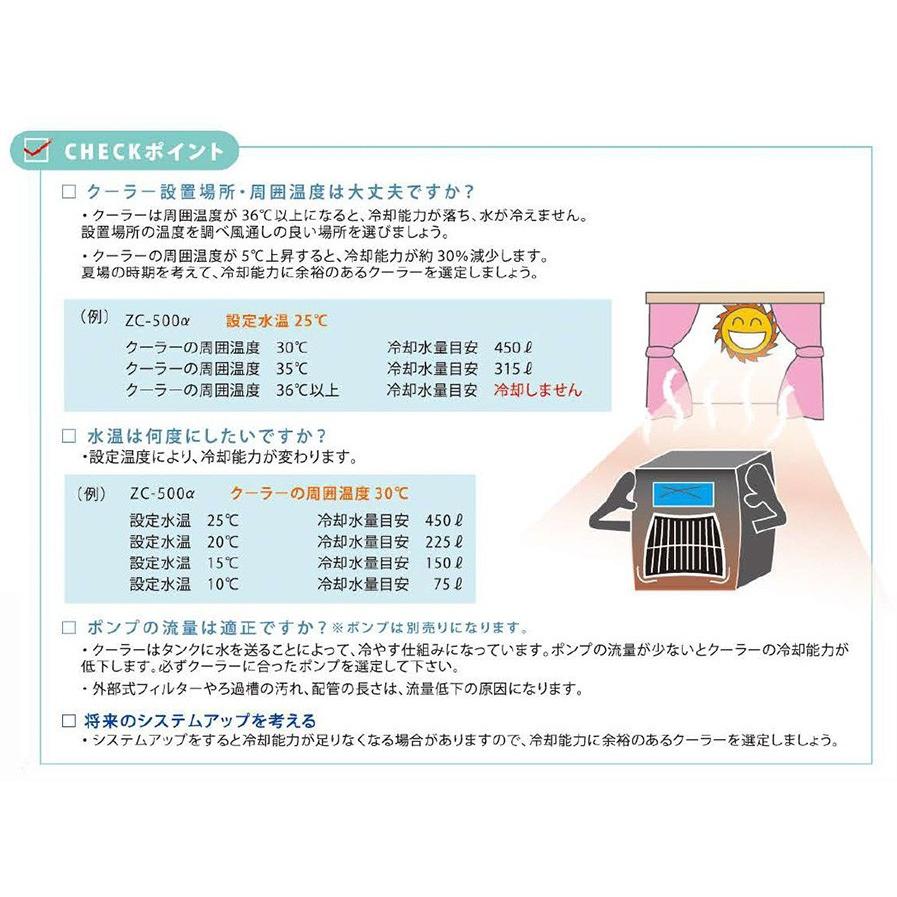 水槽 クーラー ゼンスイ 大型循環式クーラー ZCW-2000 三相200V 水槽 クーラー ゼンスイ 大型循環式クーラー ZCW-2000 三相200V