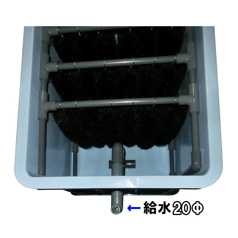 1〜3tの池・水槽用濾過槽+日立ハンディポンプCB-P80X+HK 1〜3tの池・水槽用濾過槽+日立ハンディポンプCB-P80X+HK