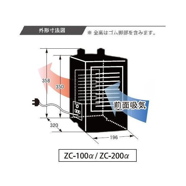 小型循環式クーラー ZC-100α ゼンスイ クーラー｜nishikigoiootani｜05