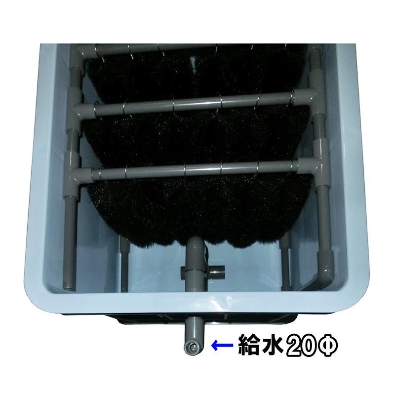 1〜3tの池・水槽用濾過槽+日立ハンディポンプC-P60X+HK 1〜3tの池・水槽用濾過槽+日立ハンディポンプC-P60X+HK