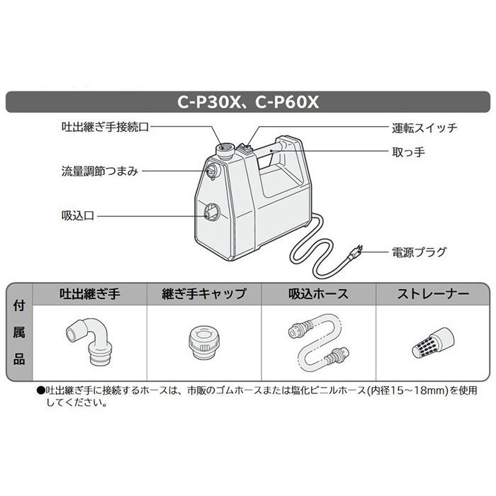 1〜3tの池・水槽用濾過槽+日立ハンディポンプC-P60X+HK 1〜3tの池・水槽用濾過槽+日立ハンディポンプC-P60X+HK
